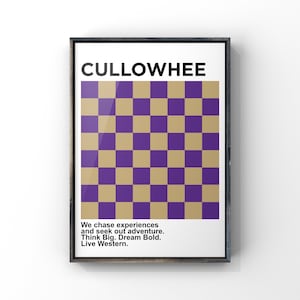 Cullowhee Checkered Digital Print | Western Carolina University | JPEG Download