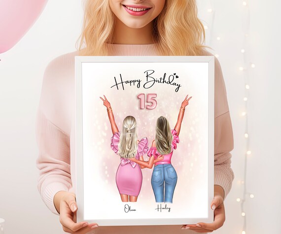 Cadeau d'anniversaire 15e pour fille Cadeau Preppy pour adolescente Cadeau  d'anniversaire 15e pour fille adolescente 15e cadeau Anniversaire de 15 ans  Joyeux 15e anniversaire -  Canada