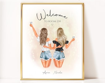 Dorm Room Door Sign College Door Sign Dorm Room Welcome Sign Dorm Room Door Decor Dorm Room Sign Dorm Name Sign Custom Dorm Door Sign