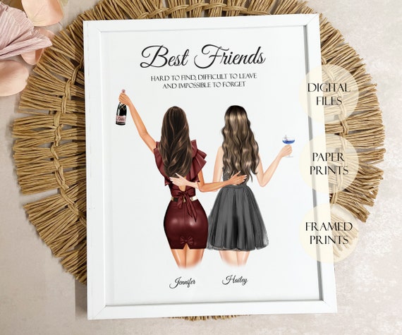 Cadeaux Bestie Femmes Meilleur Anniversaire Amitié - Temu France