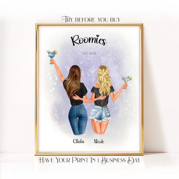 College Roommate Gift For Her Roommate Christmas Gift College Gifts For Roommates Dorm Decor Gifts For College Girls Decor Roomie Gift