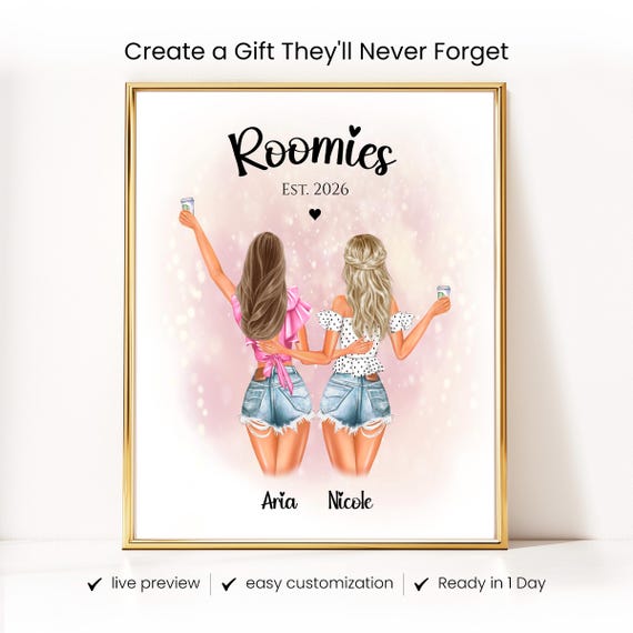 Roommate Decor College Dorm Prints College Room Decor Roomie Gifts College Girl Wall Art College Apartment Gift Dorm Decor For Girls