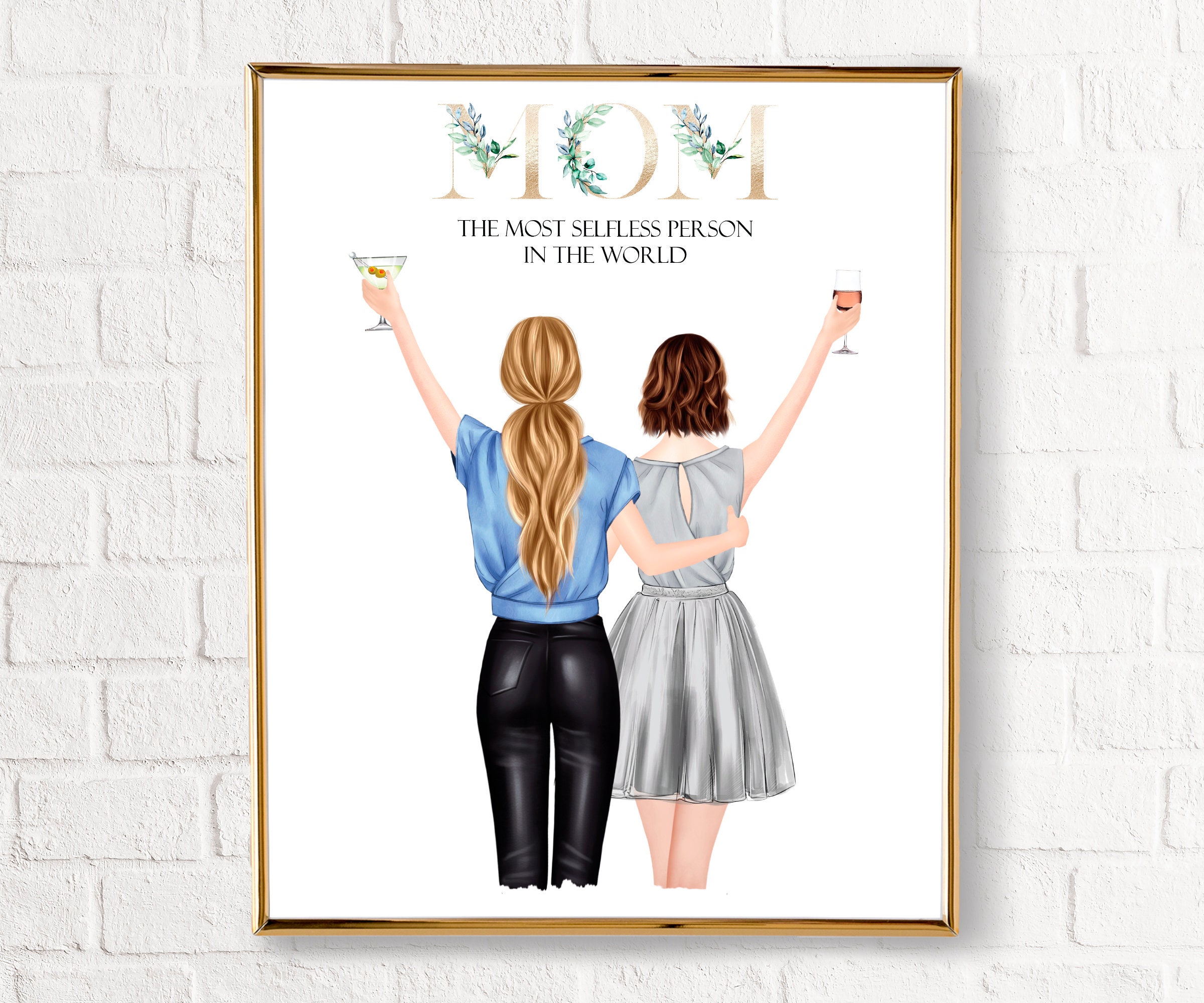 Custom Gifts For Mom Birthday Gift Mother Daughter Gift | Etsy