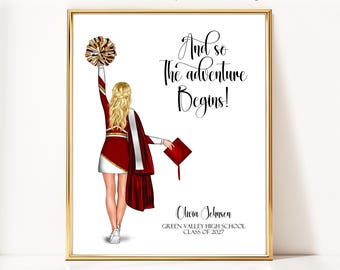 Senior Cheer Gift Senior Cheerleader Gift Personalized Cheer Gift Cheerleader Graduation Gift Cheer Graduation Cheerleader Senior Gift