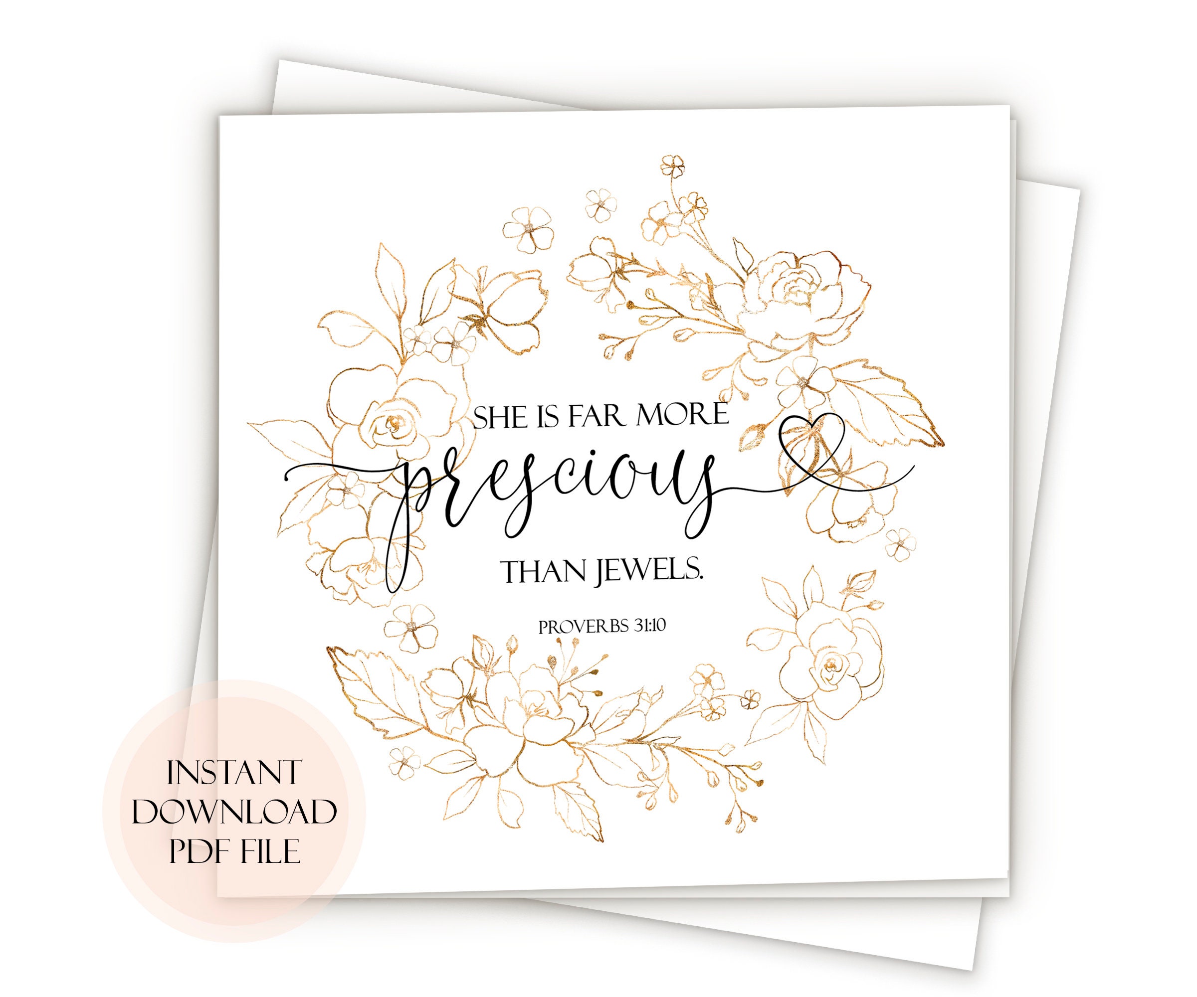 Christian Cards Printable Religious Cards Instant Download | Etsy