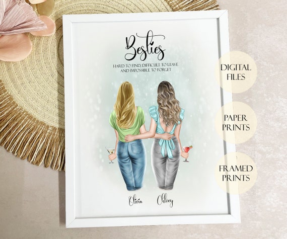 Personalized Gift for Her Best Friend Gift Birthday Gift for Woman Birthday  Gift for Best Friend Birthday Gift Best Friend Custom Gift Idea 