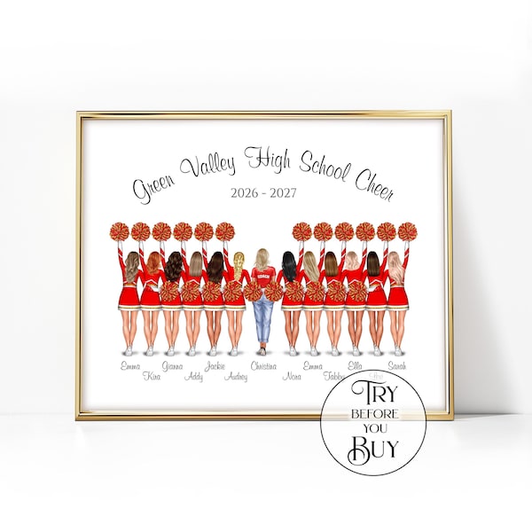 Senior Cheer Gifts For Team Cheer Graduation Gifts Cheer Team Gifts In Bulk Cheerleader Gifts Cheerleader Graduation Gifts Cheerleader Print