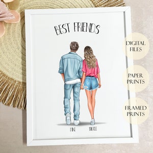Birthday Gift For Man Gift Anniversary Gift Friendship Print Guy Gift Personalized Gift For Him Boyfriend Gift Best Friend Gift Male Gift