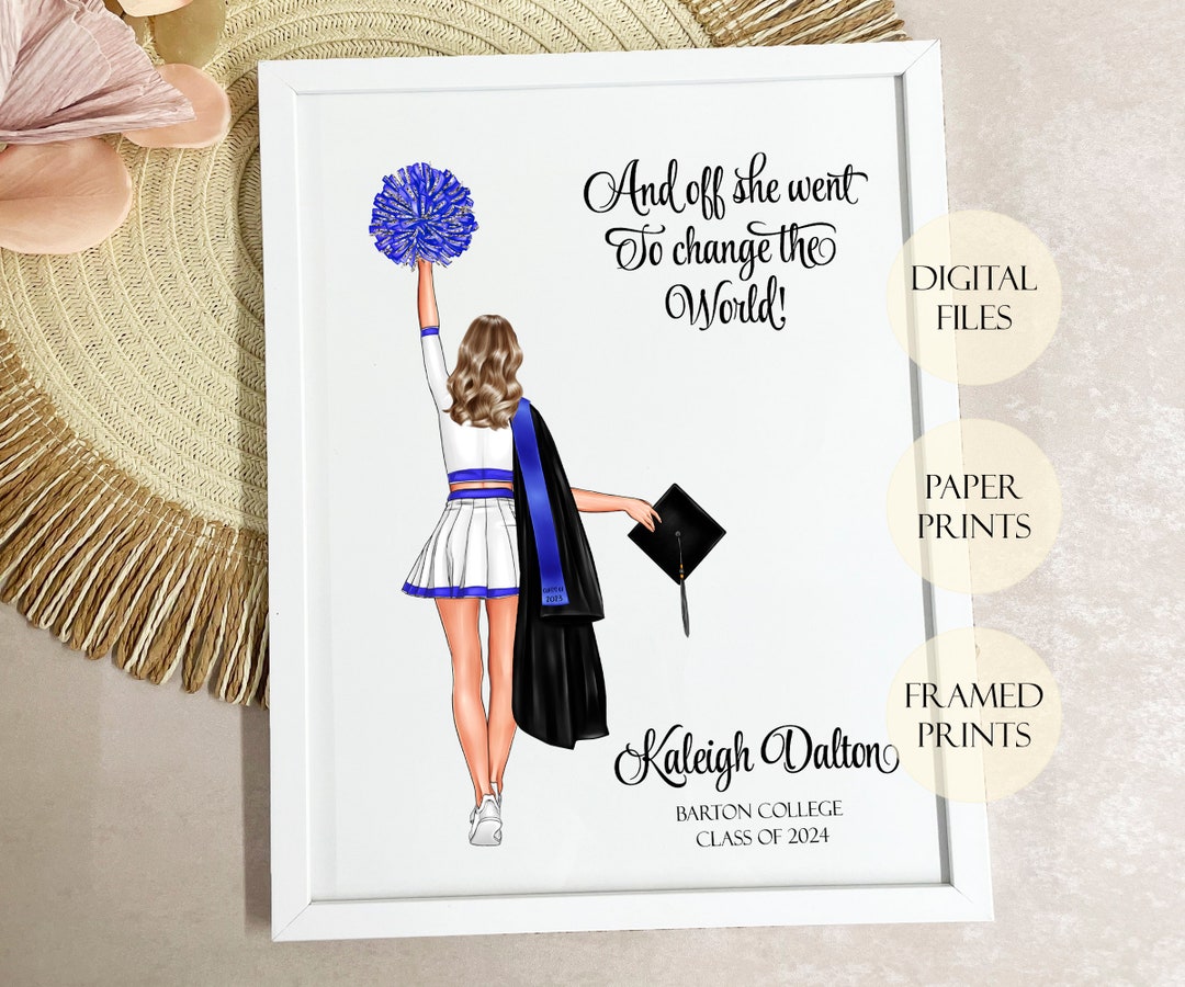 Senior Cheerleader Gift Senior Cheer Gift Personalized Cheer Etsy