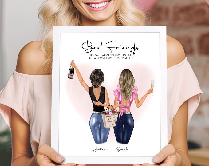 Touching Meaningful Thoughtful Gift For Best Friend Female Birthday, Long Distance Childhood Best Friend Gift Ideas, Apology Gift For Her