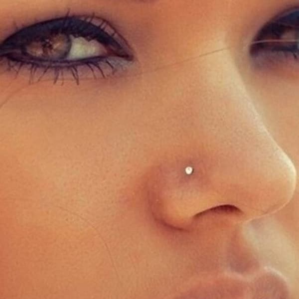 Nose Stud Ball End Etsy