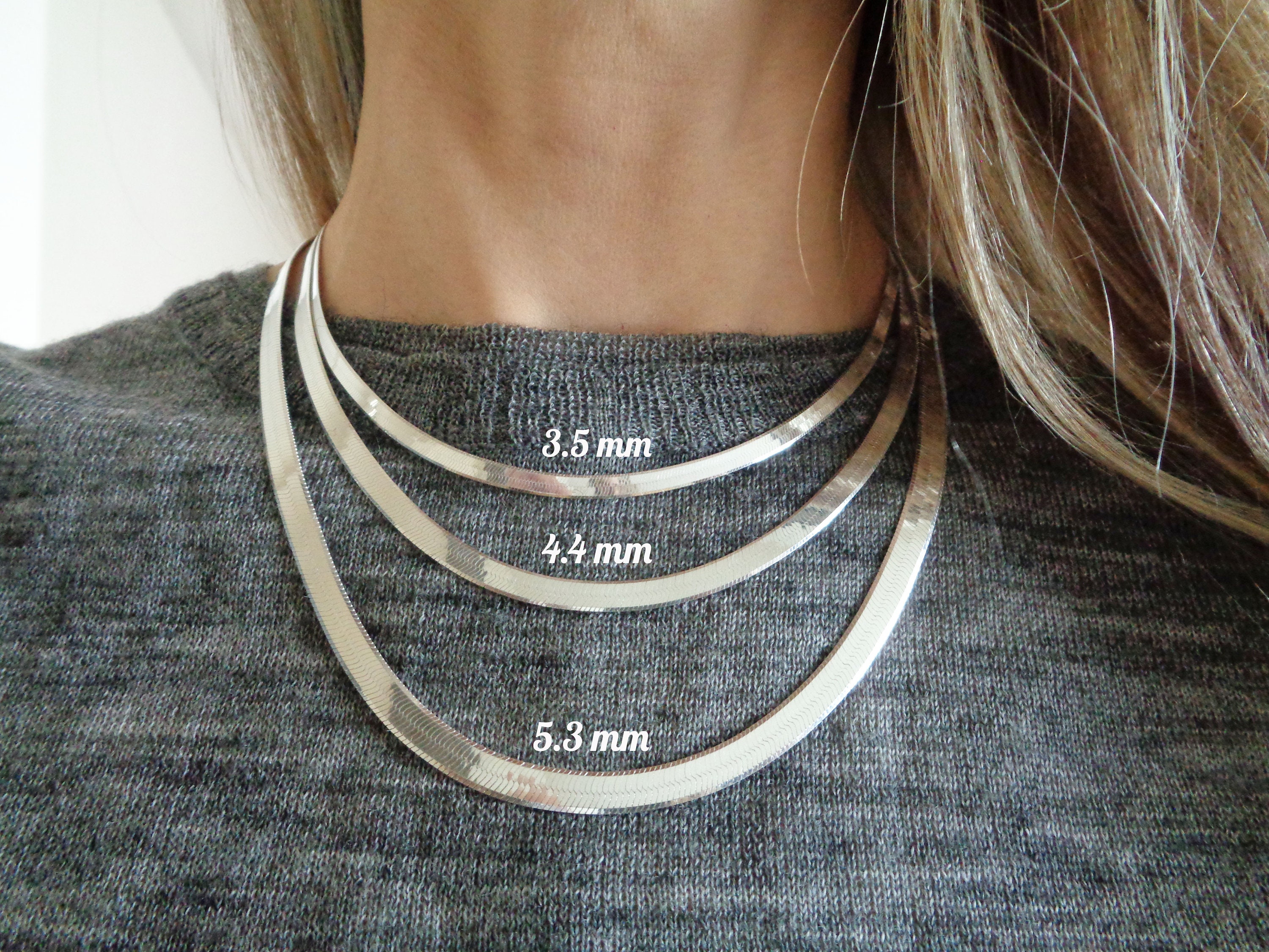 Madison Herringbone Necklace [Sterling Silver] by Talisa