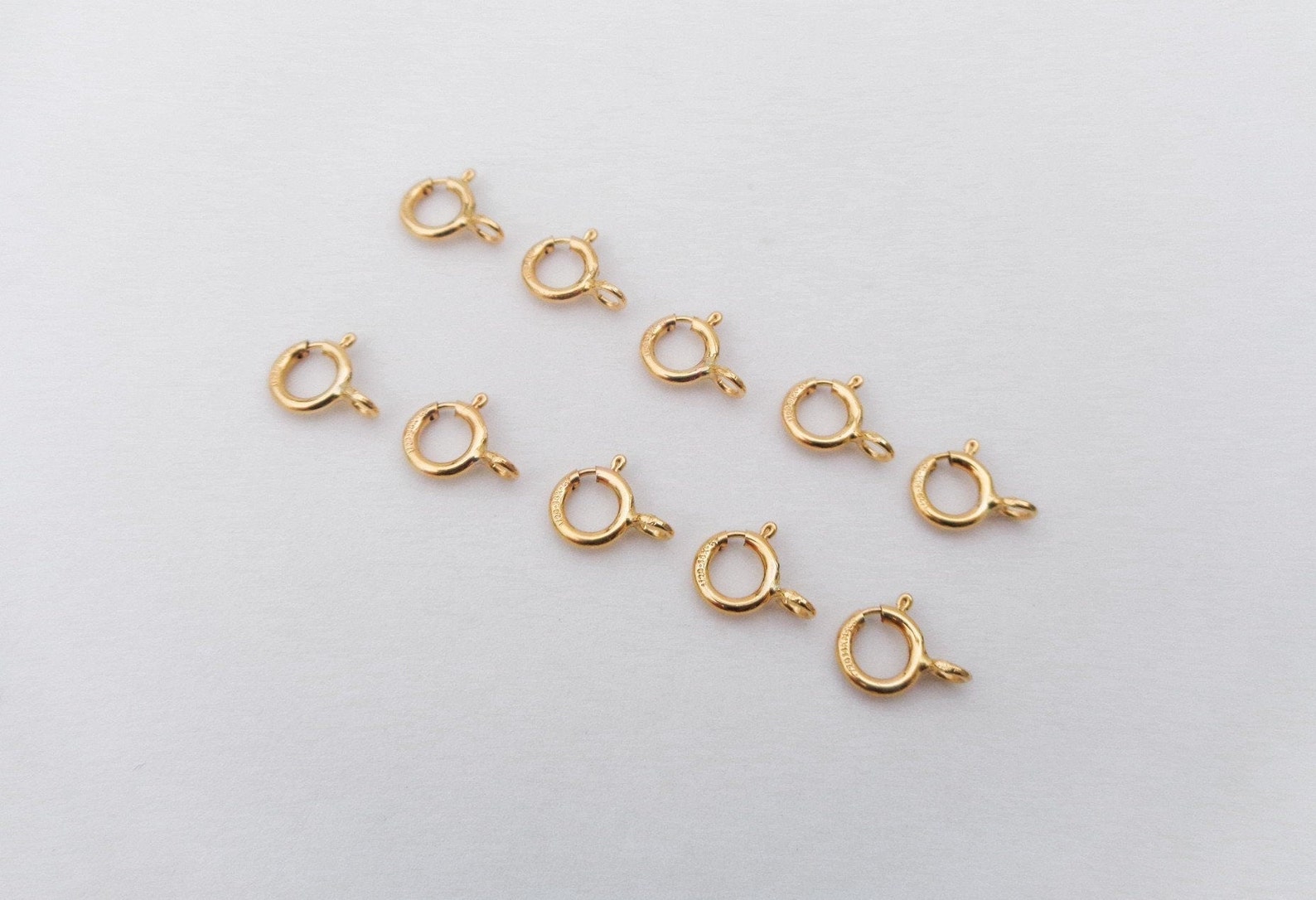 Gold Filled Spring Clasp Bulk 5mm Round Spring Clasp Etsy