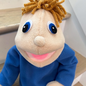 Handmade Soft Fleece Hand Puppets for Kids and Adults (SHORT HAIR), Unique, Adorable & Fun – Classroom, Home Play, Storytelling