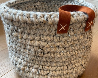 Crocheted Sturdy Basket