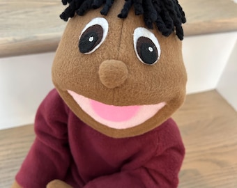 Handmade Soft Fleece Hand Puppets for Kids and Adults (SHORT HAIR