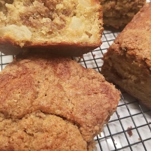 BESTSELLER!! All Natural Gourmet Apple Cinnamon Streusel Bread