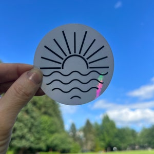 Rainbow stickers-  suncatcher,  sunshine, gift, sticker, window sticker, rainbow sticker, rainbow, beautiful, home decor, ocean, colorful