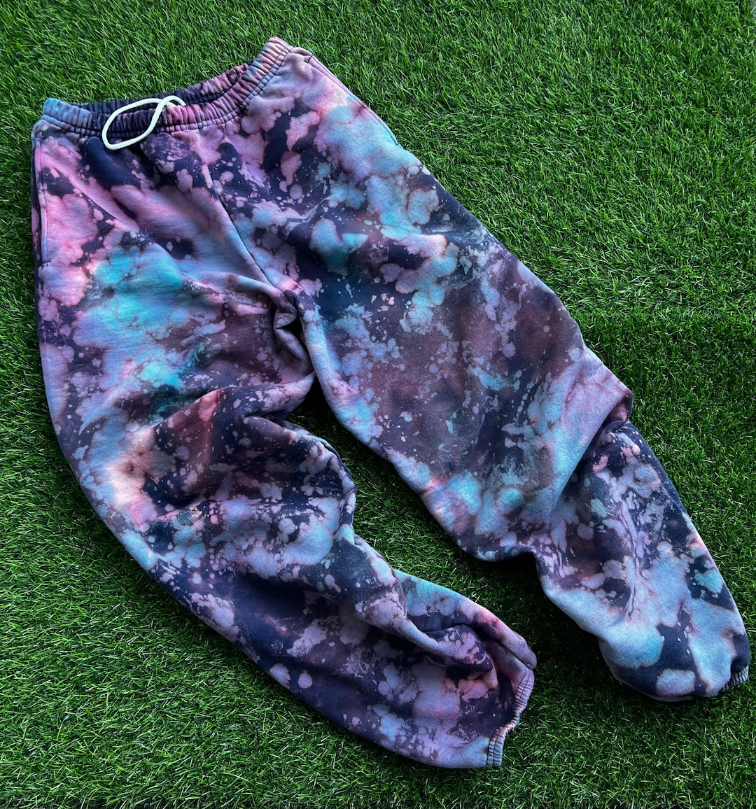 Navy tie dye sweatpants new arrivals