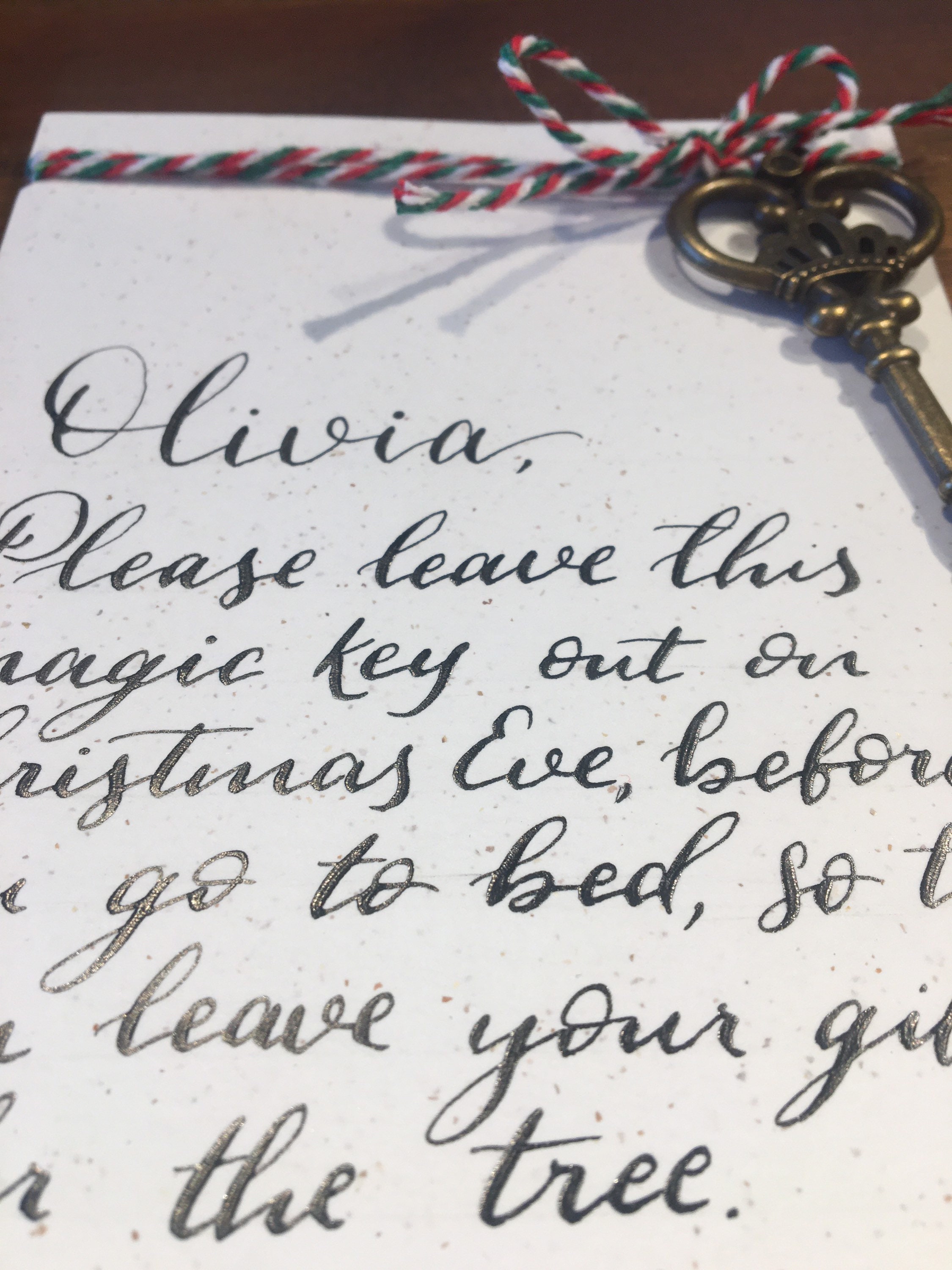 Santa Key Letter