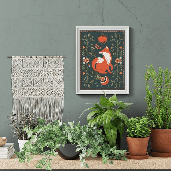 Folk Art Wall Decor Etsy