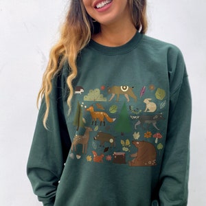 Norwegian Folk Art Cottagecore Clothing Folklore Sweatshirt Nordic Sweater Cottagecore Sweater Indie Aesthetic Clothes Cottagecore Fashion