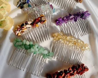 Crystal hair combs | Gemstone hair combs | Wedding hair combs| Bridesmaids Hair combs| Crystallized Hair combs | Hair accessories | Gift