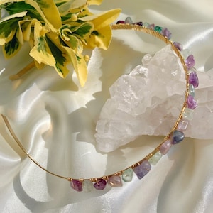 Crystal Headband |Crystal Tiara| Stone Headband| Wedding Headband | Bridesmaids Headband | Bridal | Hair Gems | Goddess Headband | Gifts