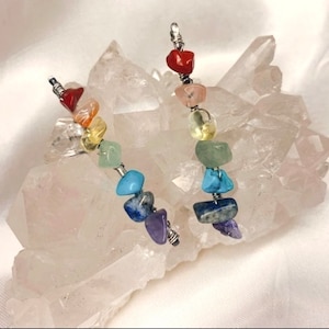 Crystal Chakra Bobby Pins | Chakra Pins |Crystal Hair Pins |Stone Hair Pins | Stoned pin | Gemstone pins | Chakra Hair Pins | 7 Chakra Pins