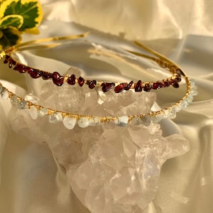 Crystal Headband |Crystal Tiara| Stone Headband| Wedding Headband | Bridesmaids Headband | Bridal | Hair Gems | Goddess Headband | Gifts