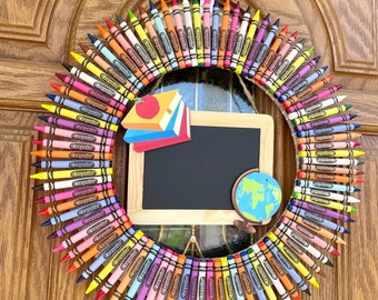 Teacher Wreath | Teacher Appreciation Gift | Teacher Gift | Educator Gift | Classroom Decor | Elementary School Wreath | Classroom Wreath