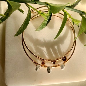 POWER Bangle Crystal bracelets | Natural stone bracelet | Genuine stones | Gemstone bracelets | Healing  bracelets | Stacked bracelets |