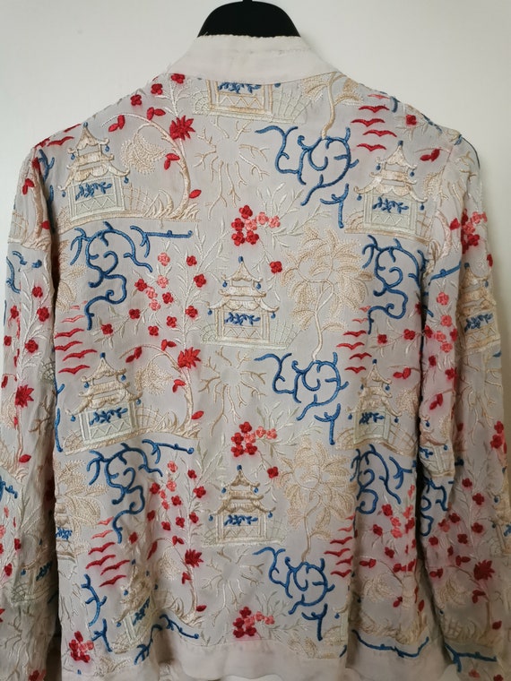 Rare 1920s heavily hand embroidered Nitor jacket,… - image 4