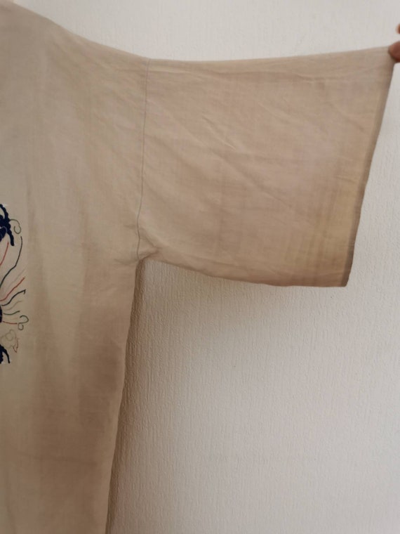 Antique Robe Vintage Unisex 1920s Chinese Robe Ra… - image 7