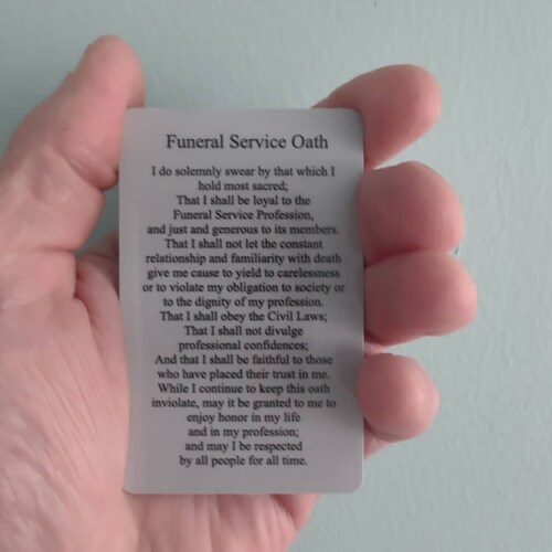 Funeral Director Embalmer Undertaker Mortuary Science Etsy