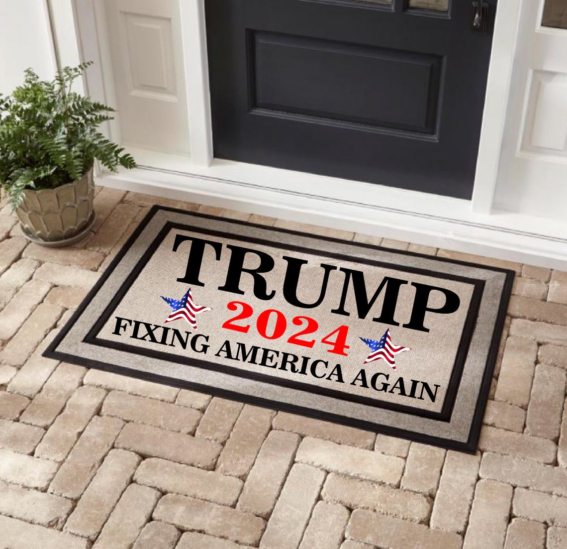 Trump 2024 Doormat Donald Trump 2024 Tapis de campagne Etsy