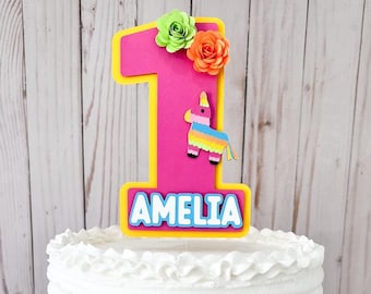 Fiesta Cake Topper, Fiesta Birthday, Fiesta Decorations, Pinata Birthday Decor, Fiesta Cake Decor, Papel Picado Decorations, Fiesta Cake