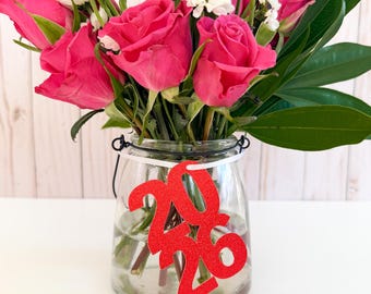Graduation Tags, Class of 2026 Tags, Graduation Party Decor, 2026 Cutout, Graduation Party Decor, 2026 Mason Jar Tag, Graduation Decorations
