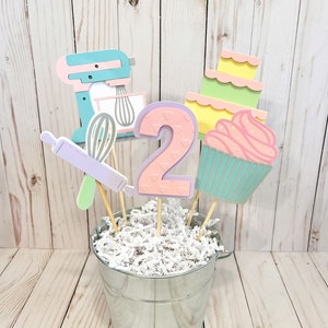 Baking Centerpiece, Baking Table Decorations, Baking Party Decor, Baking Birthday Decor, Baking Birthday Party, Dessert Centerpiece, Baking