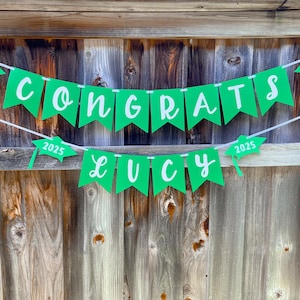 Graduation Banner, Graduation Banner Personalized, 2026 Graduation Banner, Graduation Decor, Graduation Party, Class of 2026,Graduation Sign image 1