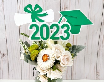 Graduation Centerpiece, Graduation Table Decor, 2024 Graduation, Class of 2024, Graduation Decorations, Graduation Party Decor, Graduation