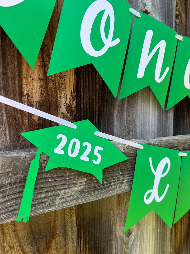 Graduation Banner, Graduation Banner Personalized, 2026 Graduation Banner, Graduation Decor, Graduation Party, Class of 2026,Graduation Sign image 2