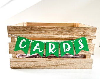 Cards Banner, Mini Cards Banner, Graduation Cards Banner, Class of 2026, Small Cards Sign, Graduation Party Decor, Graduation Banner