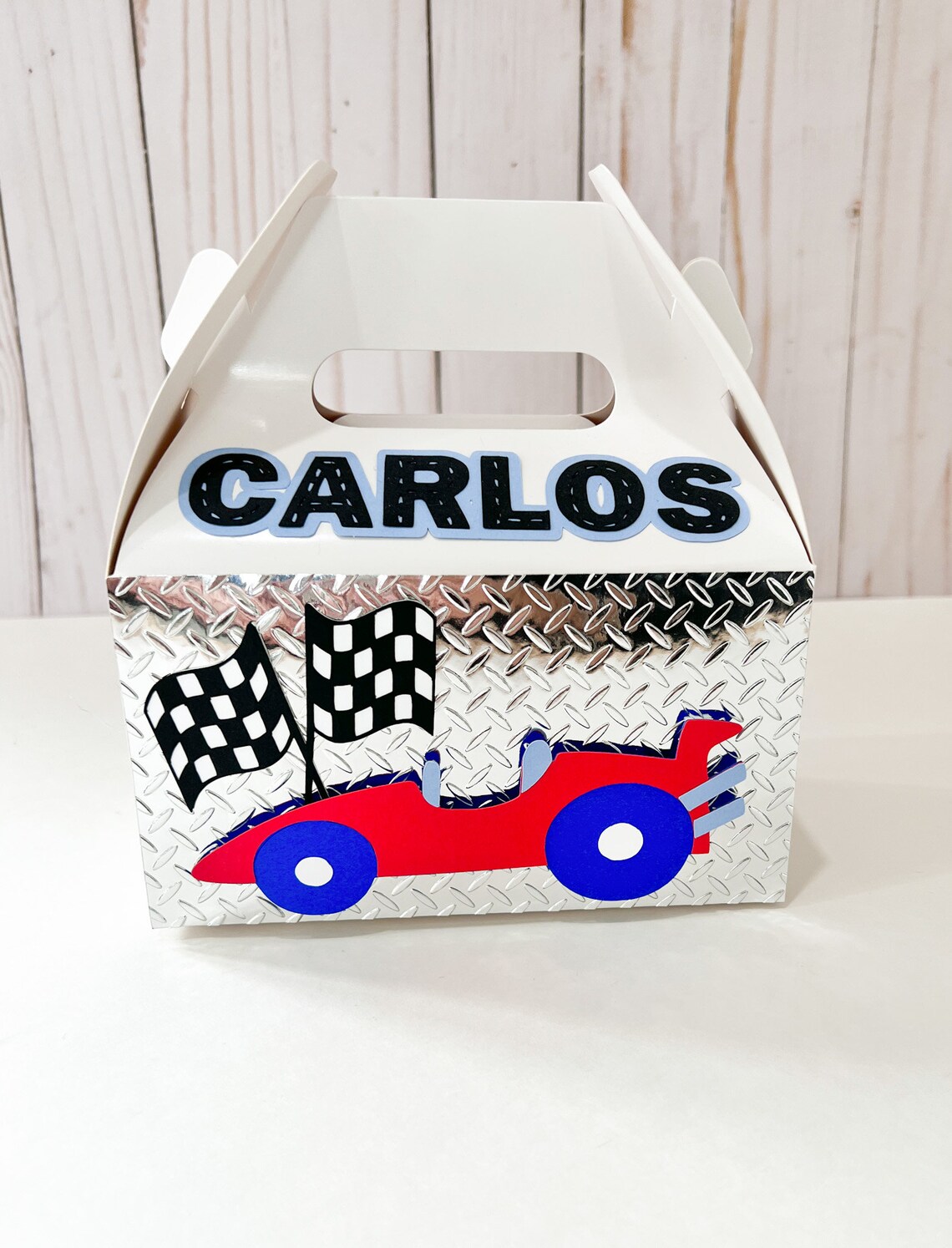 Race Car Gable Boxes Race Car Boxes Race Car Treat Boxes - Etsy