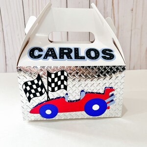Race Car Gable Boxes, Race Car Boxes, Race Car Treat Boxes, Race Car ...