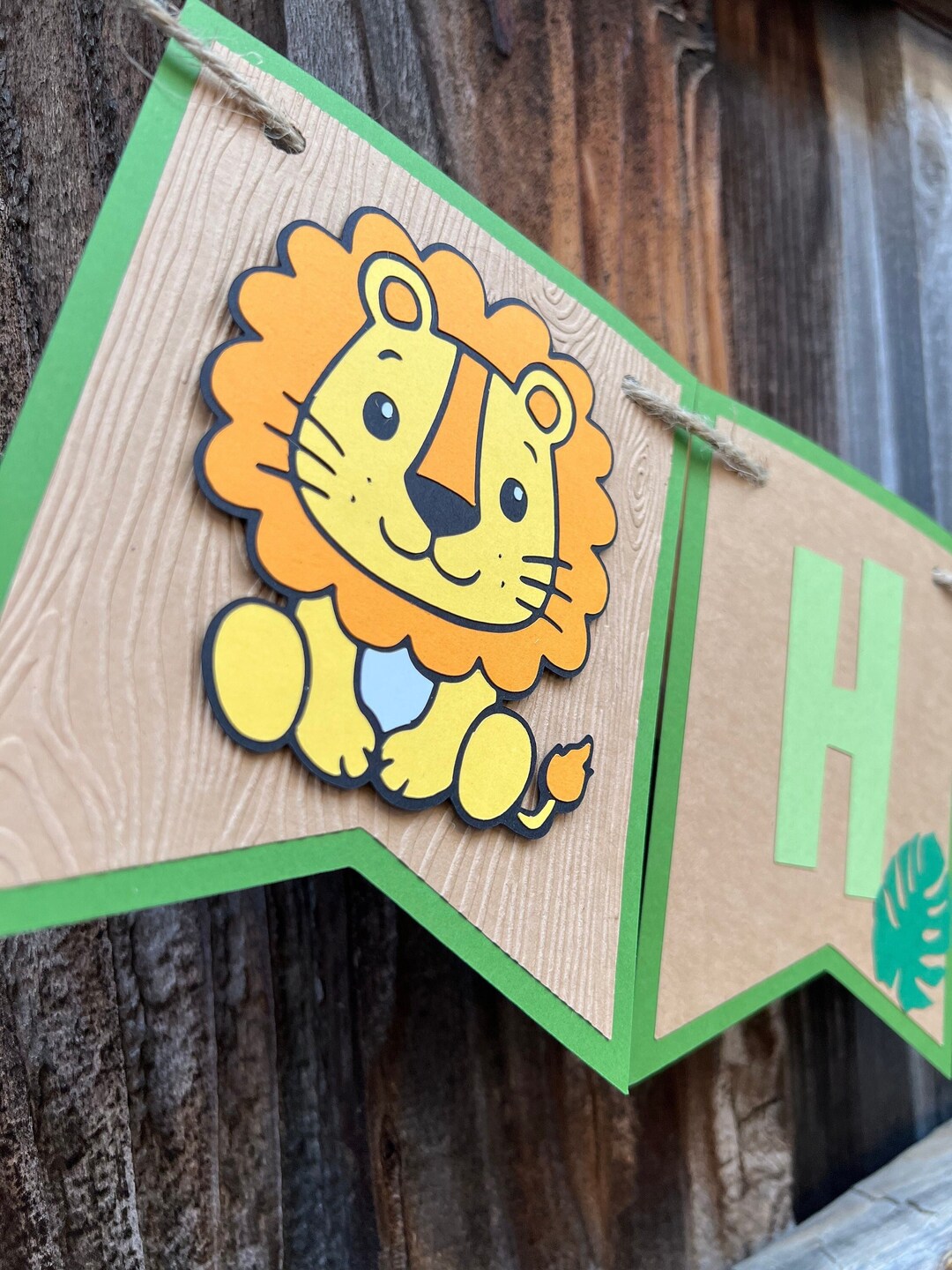 Jungle Banner, Safari Banner, Safari Birthday Banner, Jungle Birthday ...