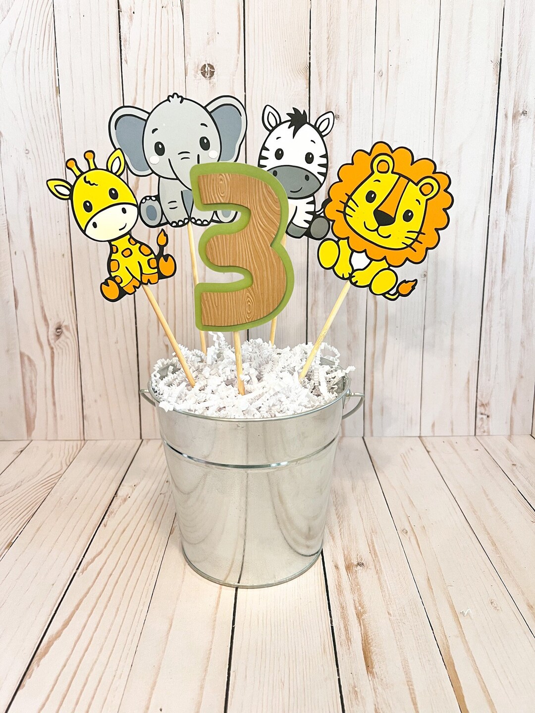 Safari Centerpiece Jungle Centerpiece Safari Animal Etsy