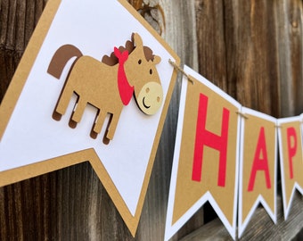 Farm Birthday Banner, Farm Party Decor, Farm Animals Party Decor, Farm Happy Birthday Banner, Barnyard Birthday, Farm Birthday Sign