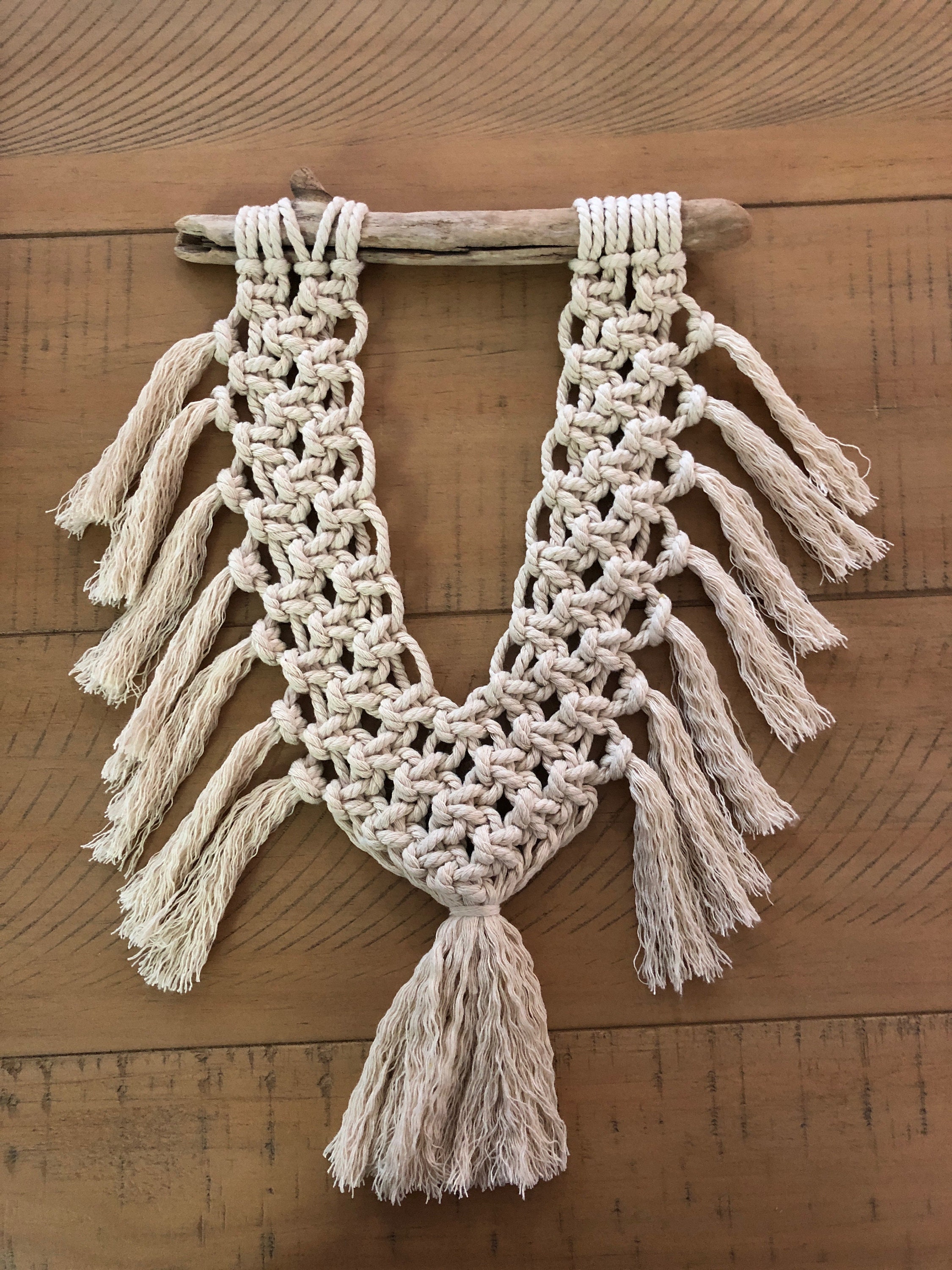 Beige Macrame Wall Decor - Etsy