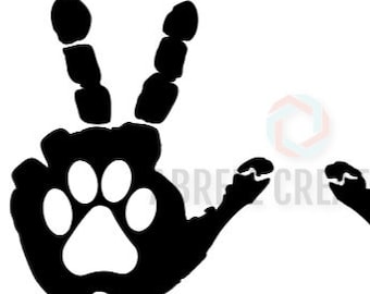 Download Paw Print Jeep Wave Etsy